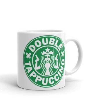 Double Tappuccino – Pro Gun – Pro 2nd – White glossy mug